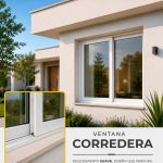 Ventana de PVC con Termopanel Corredera