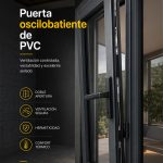 Puerta Oscilobatiente de PVC