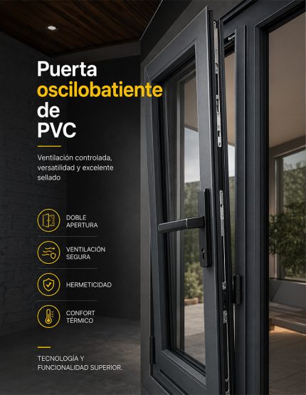 Puerta Oscilobatiente de PVC