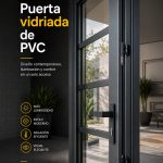 Puerta Vidriada de PVC